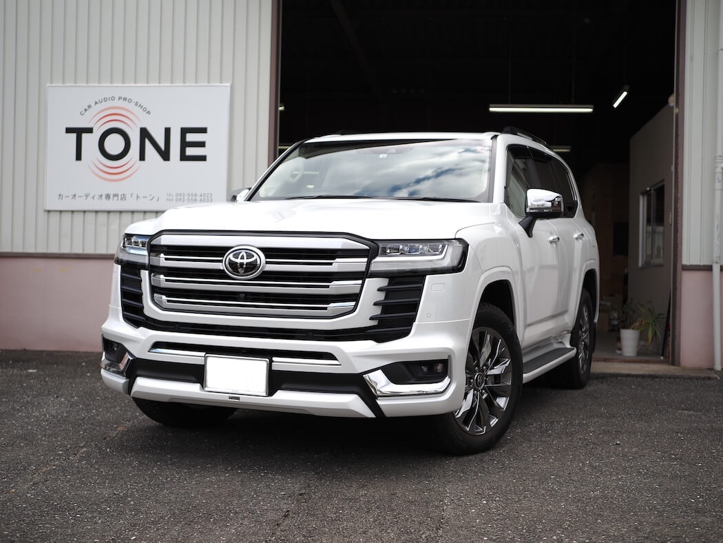 トヨタ ランドクルーザー ボディアース強化ボックス取り付け