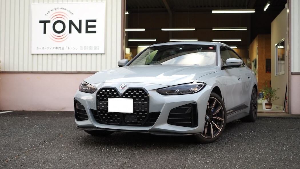 ＢＭＷ ４２０ｉ フロントスピーカー交換