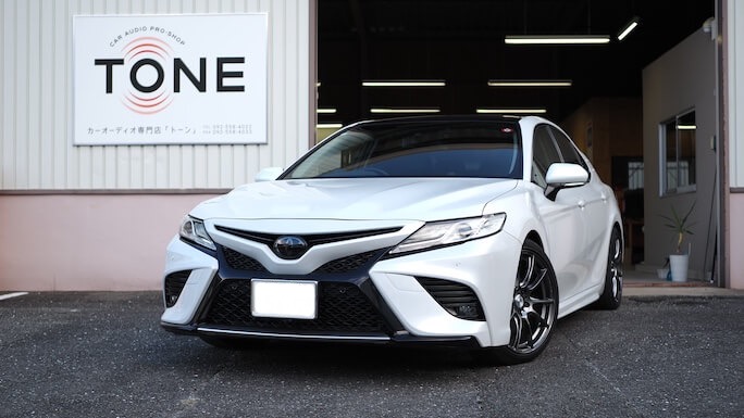 トヨタ カムリ タイヤハウス静音作業