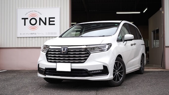 ホンダ オデッセイ フロア静音作業