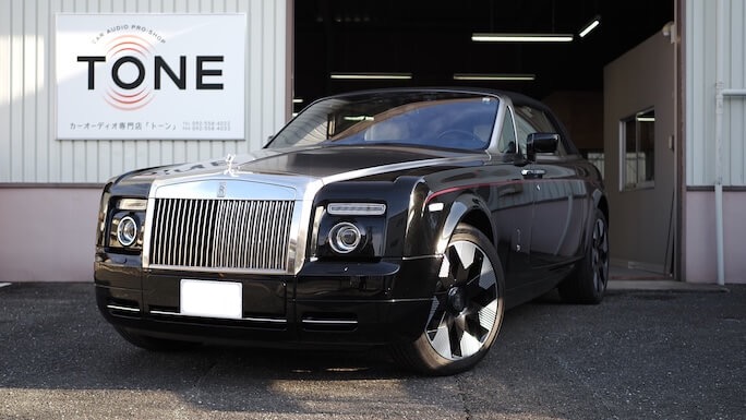 ロールスロイス ファントム ドロップヘッドクーペ スピーカー交換