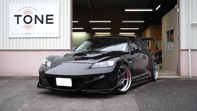 マツダ ＲＸ－８ オーディオ追加作業