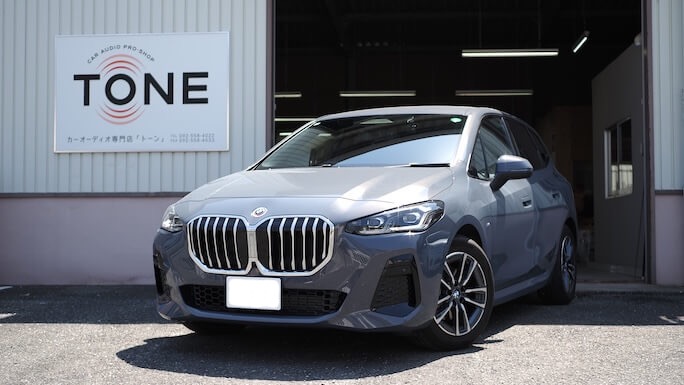 ＢＭＷ ２１８ｄ フロントドアスピーカー交換