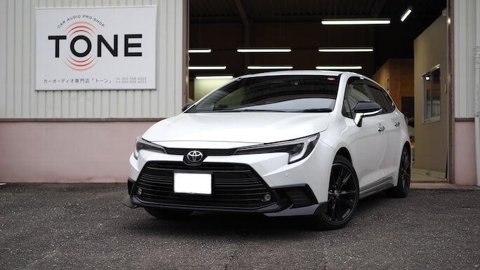 トヨタ カローラツーリング スピーカー交換