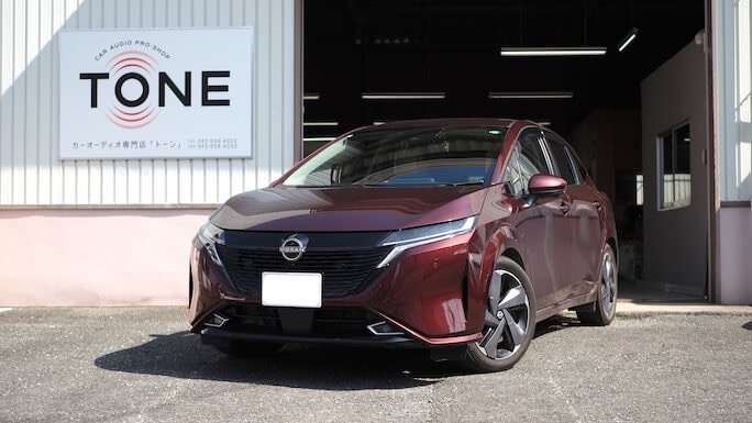 日産 オーラ エンジンルーム静音作業