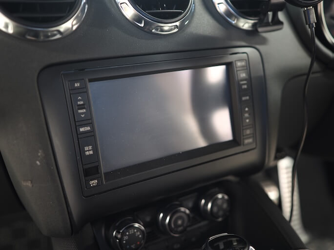 アウディTTの純正ナビ