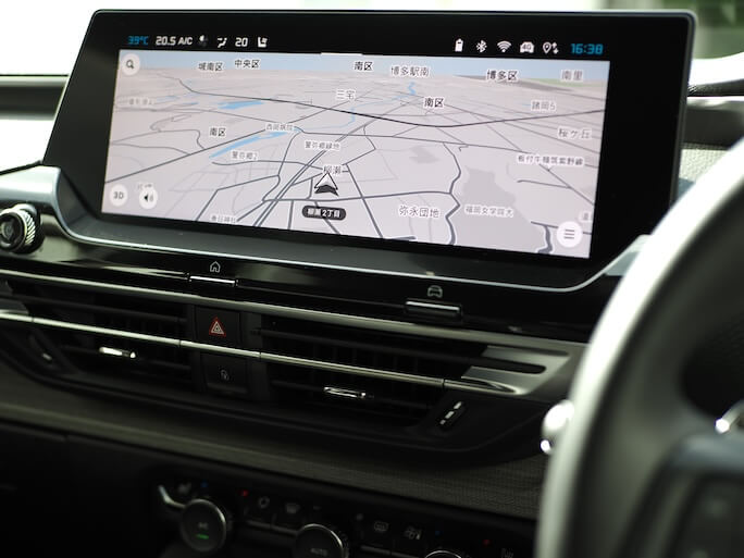 シトロエンC5Xのオーディオ音質調整